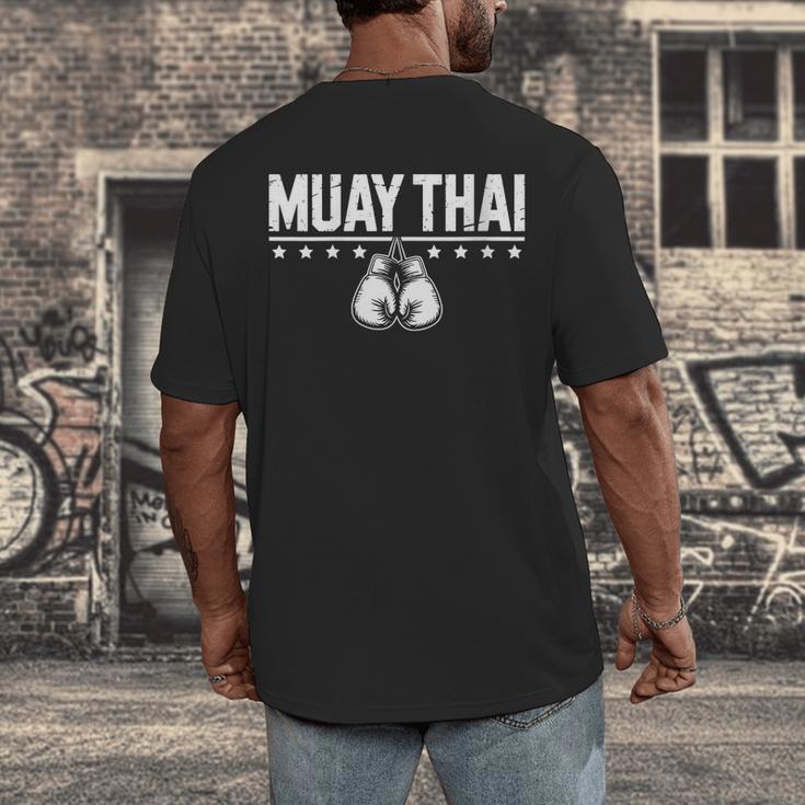 Women's Cute Muay Thai Art For Men Women Kids Muay Thai Lovers Men's Back Print T-Shirt