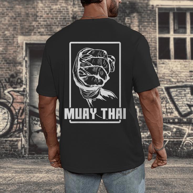 Women's Muay Thai Boxing Arm Men's Back Print T-Shirt Women's Muay Thai Boxing Arm Men's Back Print T-Shirt