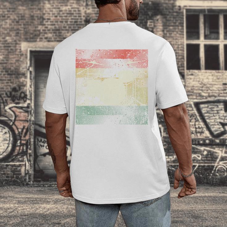 Retro Drummer Drum Set Drum Kit Drumming Sweatshirt Men's Back Print T-Shirt Retro Drummer Drum Set Drum Kit Drumming Sweatshirt Men's Back Print T-Shirt