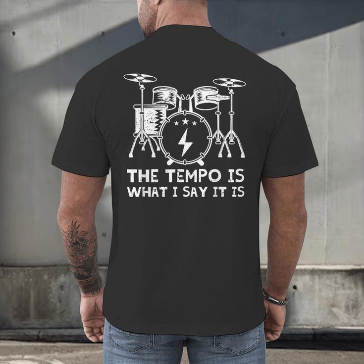 Best Drum For Men Women Drummer Drum Kit Drumming Men's Back Print T-Shirt Best Drum For Men Women Drummer Drum Kit Drumming Men's Back Print T-Shirt