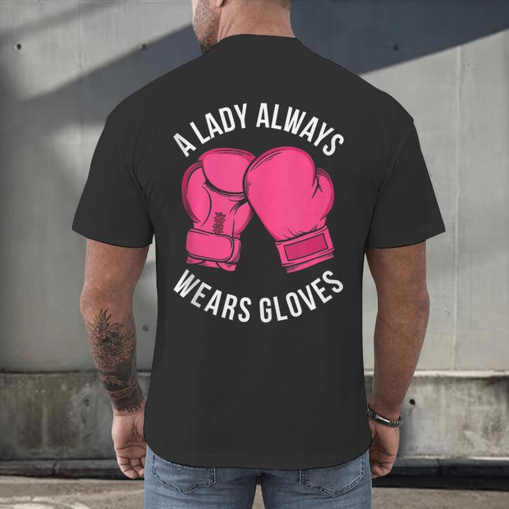 Boxing Gloves Muay Thai Women Girls Muay Thai Men's Back Print T-Shirt Boxing Gloves Muay Thai Women Girls Muay Thai Men's Back Print T-Shirt