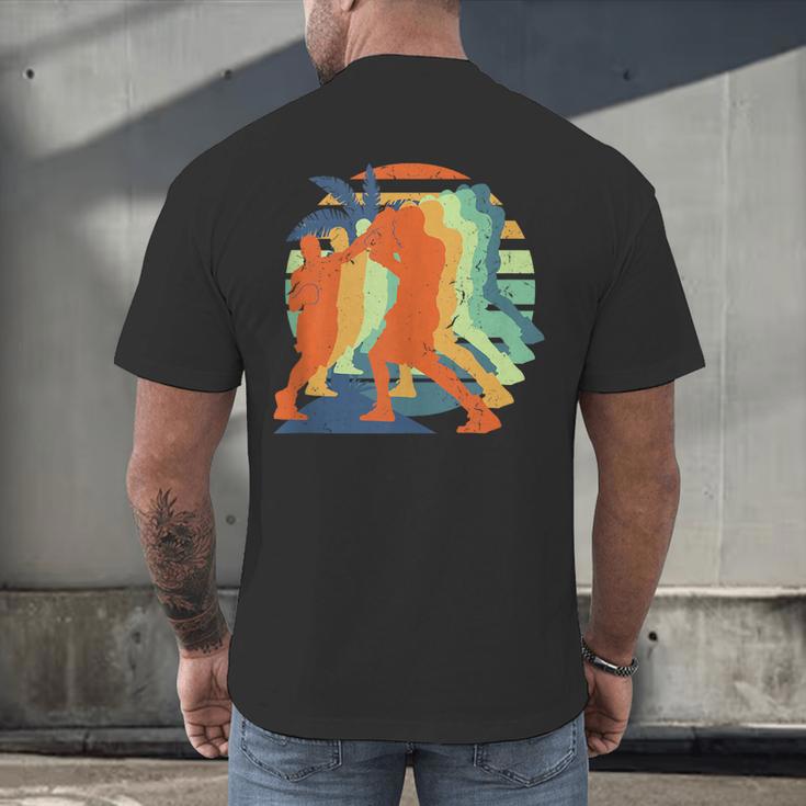 Boxing Kickboxing Muay Thai Men Boys Combat Sport Men's Back Print T-Shirt
