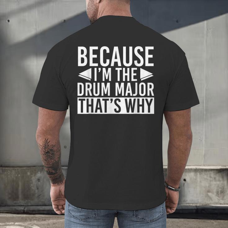 Major Musician Drum Kit Men's Back Print T-Shirt Major Musician Drum Kit Men's Back Print T-Shirt