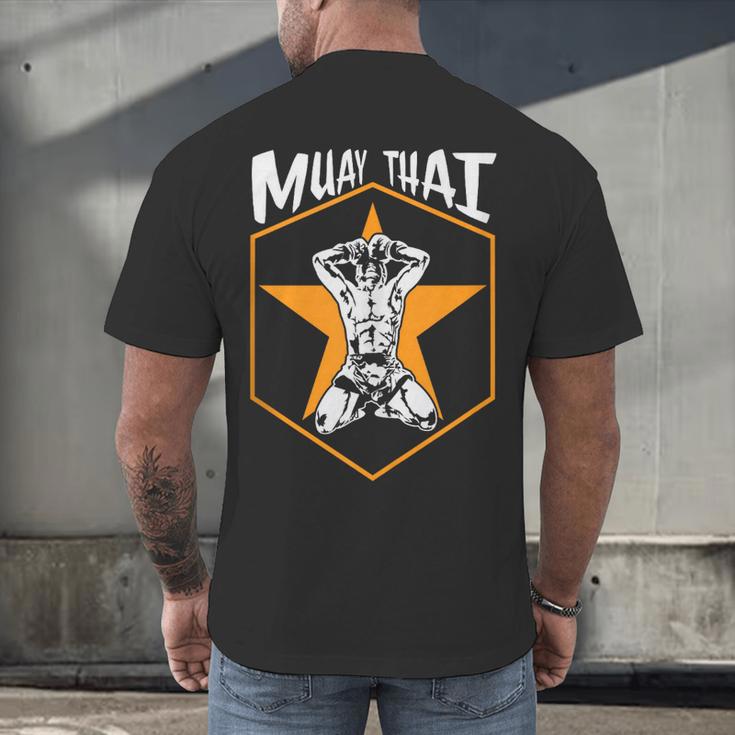 Muay Thai Fighter Sleeveless Men's Back Print T-Shirt