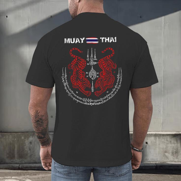 Muay Thai Kickboxing Thailand T-Shirt Men's Back Print T-Shirt