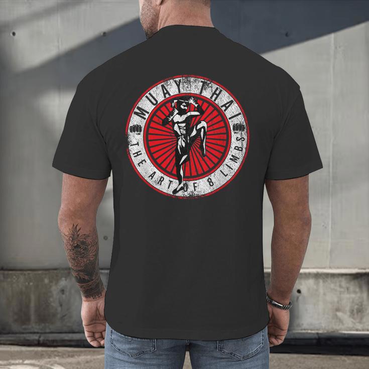 Muay Thai Men's Back Print T-Shirt