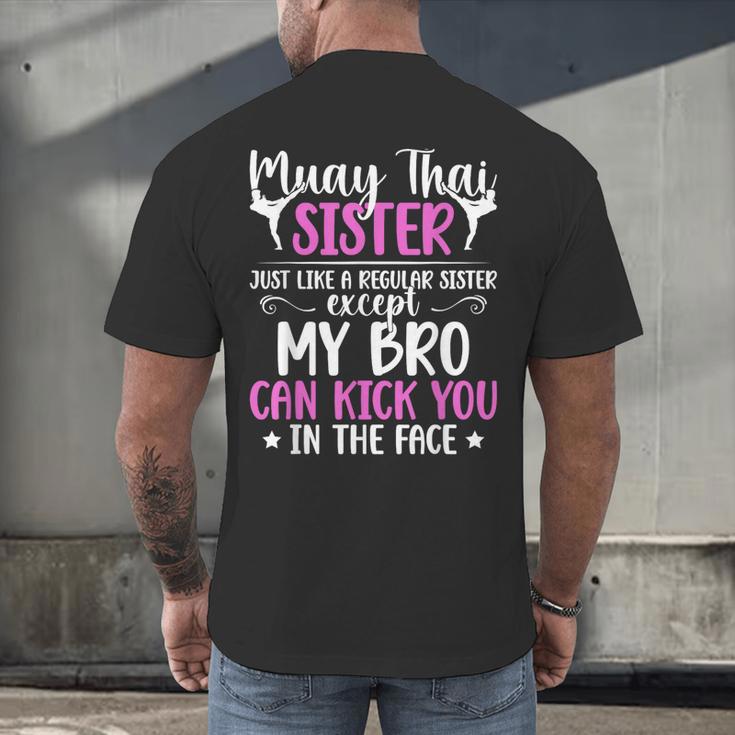 Muay Thai Sister Definition Muay Thai Sis Men's Back Print T-Shirt Muay Thai Sister Definition Muay Thai Sis Men's Back Print T-Shirt