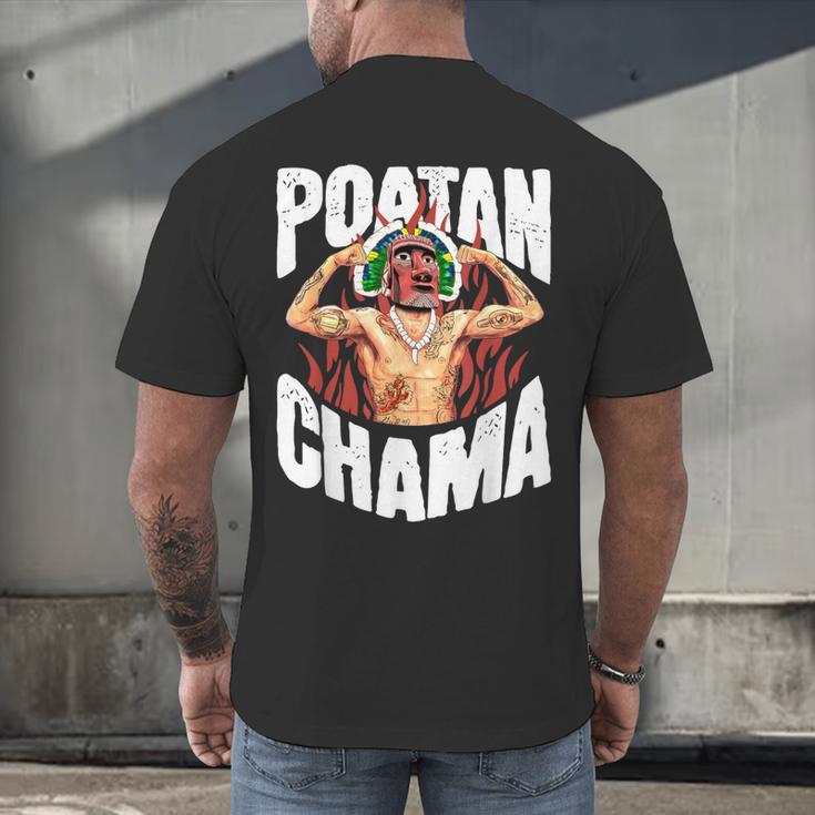 POATAN CHAMA MMA Fan JJB Boxing Muay Thai Kickboxing Men's Back Print T-Shirt POATAN CHAMA MMA Fan JJB Boxing Muay Thai Kickboxing Men's Back Print T-Shirt