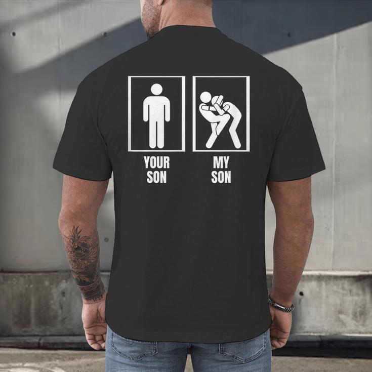 Your Son My Son Dad Father Mom Mother Muay Thai Men's Back Print T-Shirt Your Son My Son Dad Father Mom Mother Muay Thai Men's Back Print T-Shirt