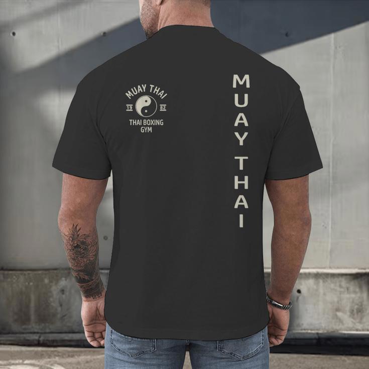 Thai Boxing Muay Thai Men's Back Print T-Shirt