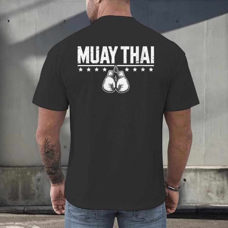 Women's Cute Muay Thai Art For Men Women Kids Muay Thai Lovers Men's Back Print T-Shirt
