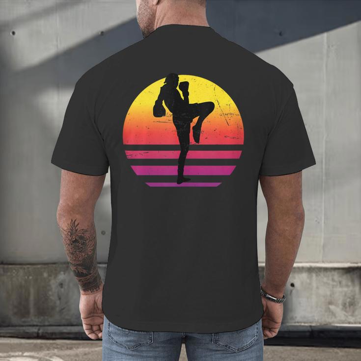 Women's Thai Boxer Thai Boxing Muay Thai Men's Back Print T-Shirt