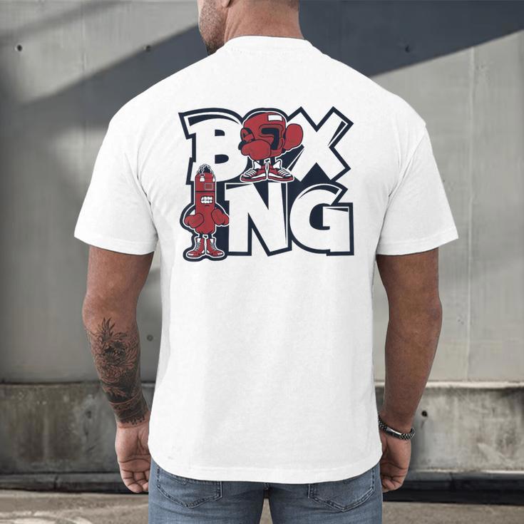 Boxing Professional Boxer Muay Thai Kickboxer Fan Boxing Men's Back Print T-Shirt Boxing Professional Boxer Muay Thai Kickboxer Fan Boxing Men's Back Print T-Shirt