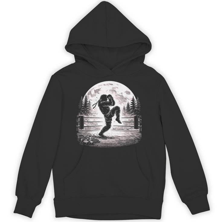 Bigfoot Muay Thai Boxer Martial Arts Sasquatch Unisex Hoodie
