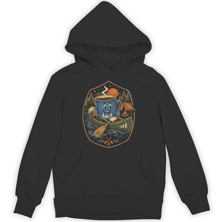 Canoe Camp Coffee Canoeing Paddle Unisex Hoodie