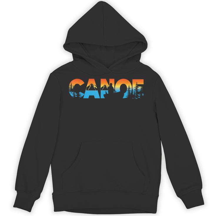 Canoe Canoeing Retro Canoe Unisex Hoodie