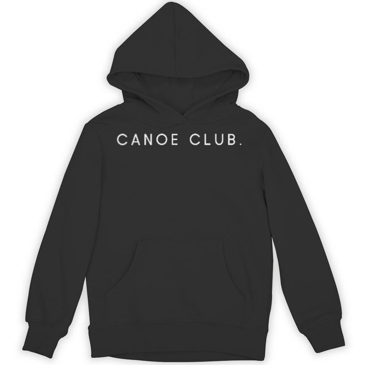 Canoe Club Minimalist Saying Sleeveless Unisex Hoodie
