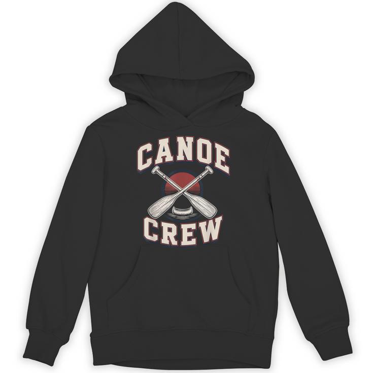 Canoe Crew Paddling Team Retro Graphic Unisex Hoodie