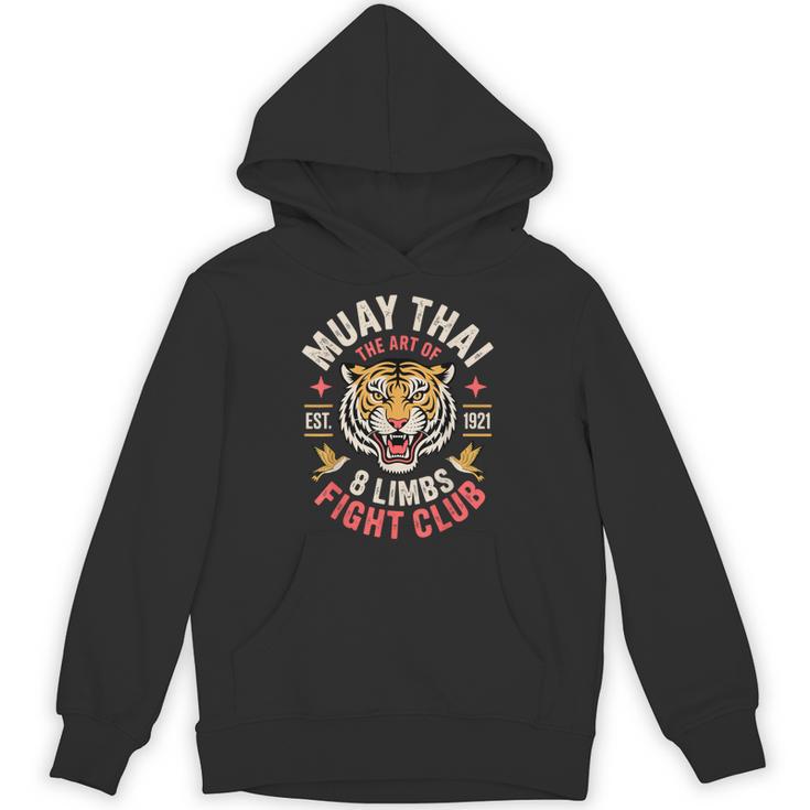 Cool Muay Thai Art For Men Women Kickboxer MMA Muay Thai Unisex Hoodie