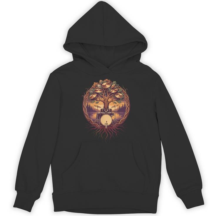 Drummer Drum Kit Musician Percussion Player Unisex Hoodie