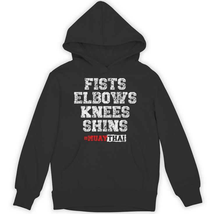 Fist Elbows Knees Shins Martial Arts Muay Thai Unisex Hoodie