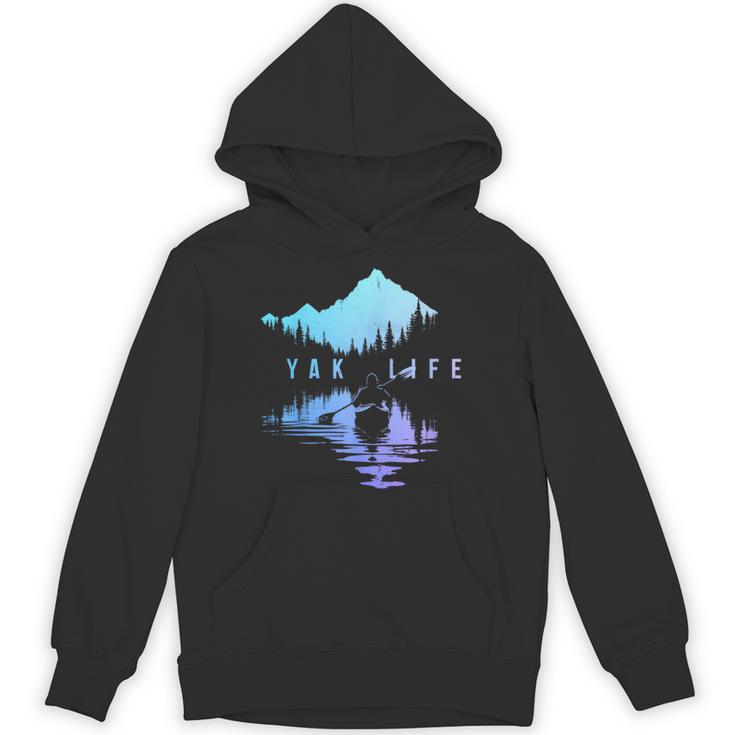 Kayak Kayak Vintage Mountains Canoe Kayak Unisex Hoodie