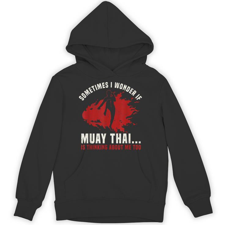 Muay Thai Boxing Teacher Kickboxing Martial Arts Instructor Unisex Hoodie