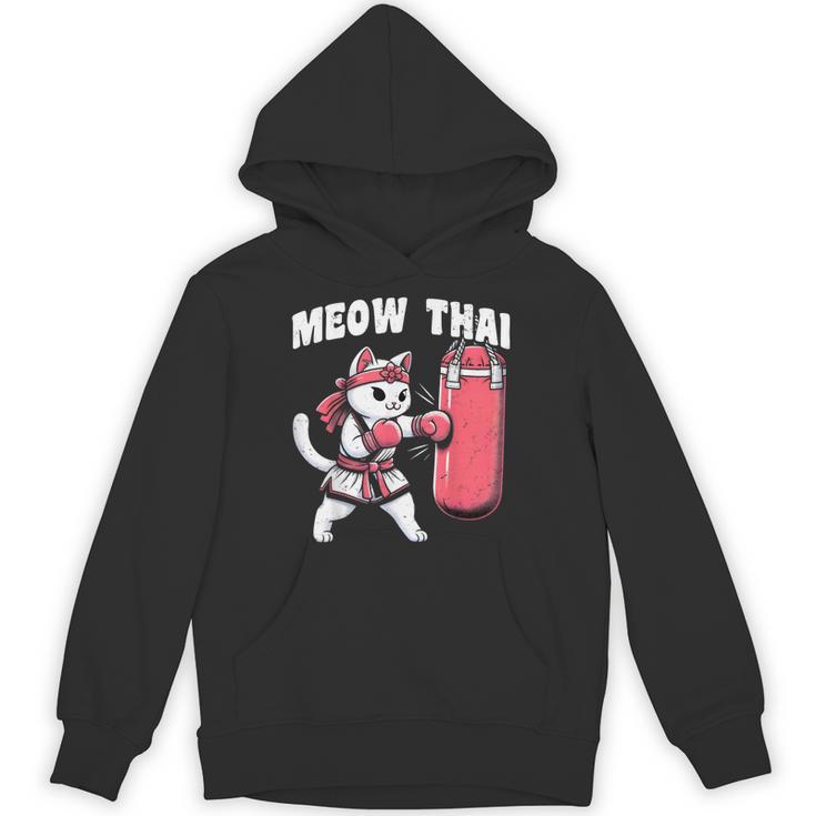 Muay Thai Cat Meow Thai Women Neko Costume Muay Thai Unisex Hoodie