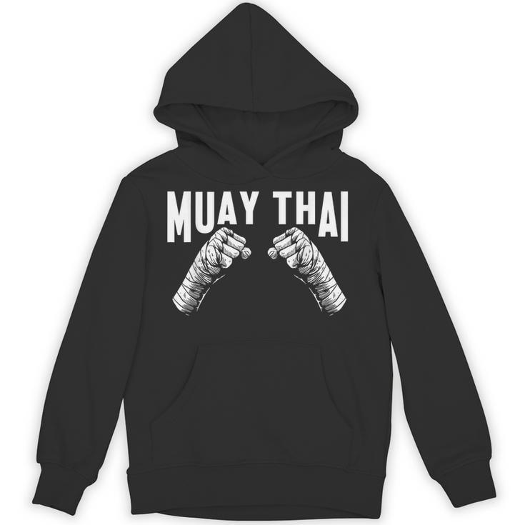 Muay Thai Fighter Fists MMA Club Martial Arts Fighting Coach Unisex Hoodie