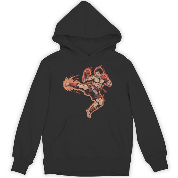 Muay Thai Mongkol Headband Minimal Clean Art Fighter Unisex Hoodie