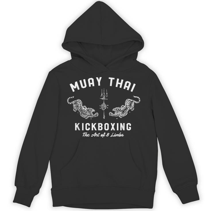 Muay Thai Twin Tigers MMA Warrior Fight Shirt Unisex Hoodie