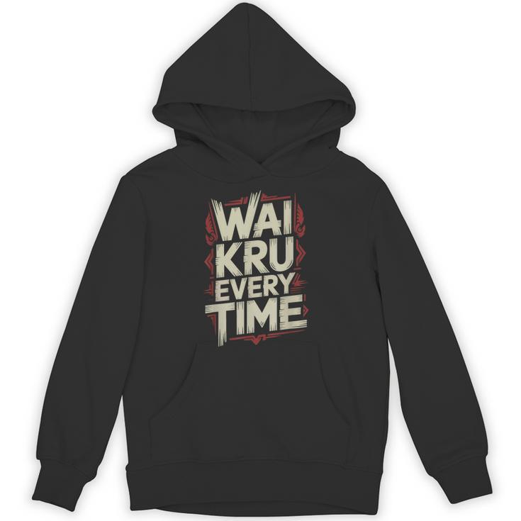 Muay Thai Wai Kru Respect Ritual Ceremony Fighter Identity Unisex Hoodie
