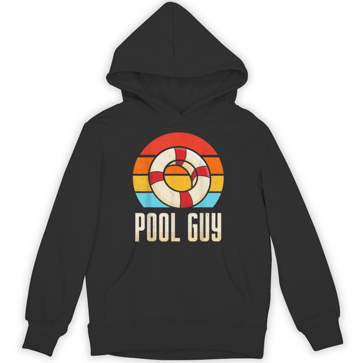 Pool Guy Swimming Attendant Attendants Rescuer Unisex Hoodie