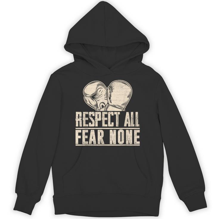 Respect All Fear None Muay Thai Unisex Hoodie