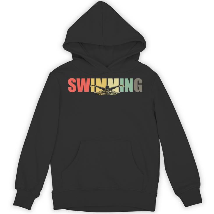 Retro Swimming Vintage Swimming Swimmer Unisex Hoodie
