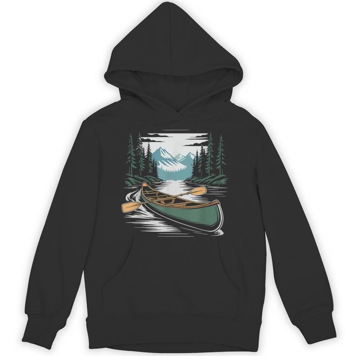 Solo Canoe Tourer Who Knows Every Rapid Campsite Portage Unisex Hoodie