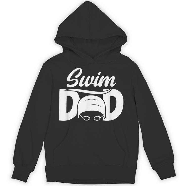 Swim Dad Proud Swimming Dad Of A Swimmer Dad Swim Father Unisex Hoodie