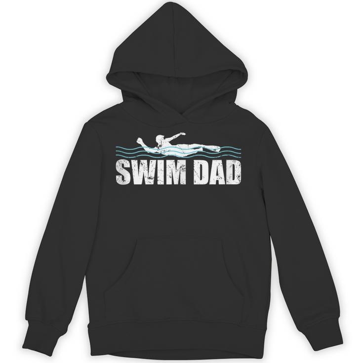 Swim Dad Support Swimming Father Sport Unisex Hoodie