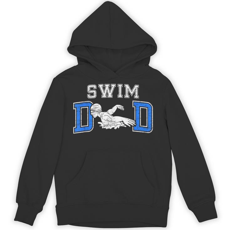 Swim Dad Of A Swimmer Dad Proud Swim Father Swimming Dad Unisex Hoodie