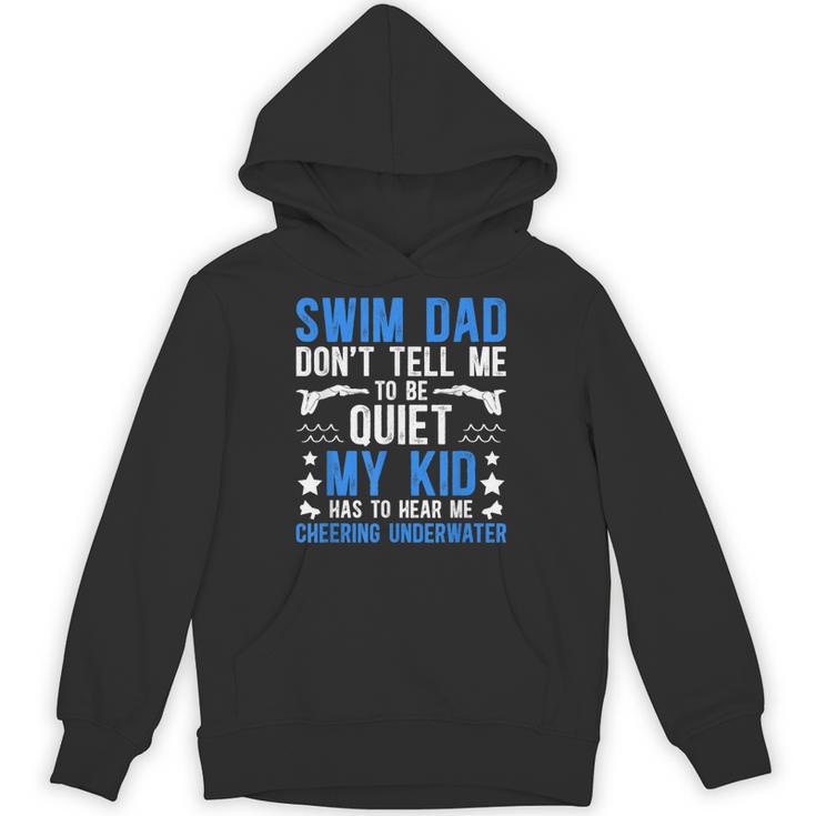 Swim Dad Swimming Dad Of A Swimmer Dad Swim Father Unisex Hoodie