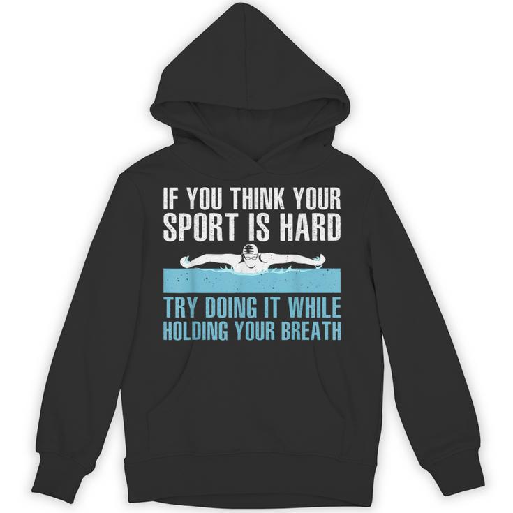 Swimming Art For Men Women Swimmer Swim Coach Training Unisex Hoodie