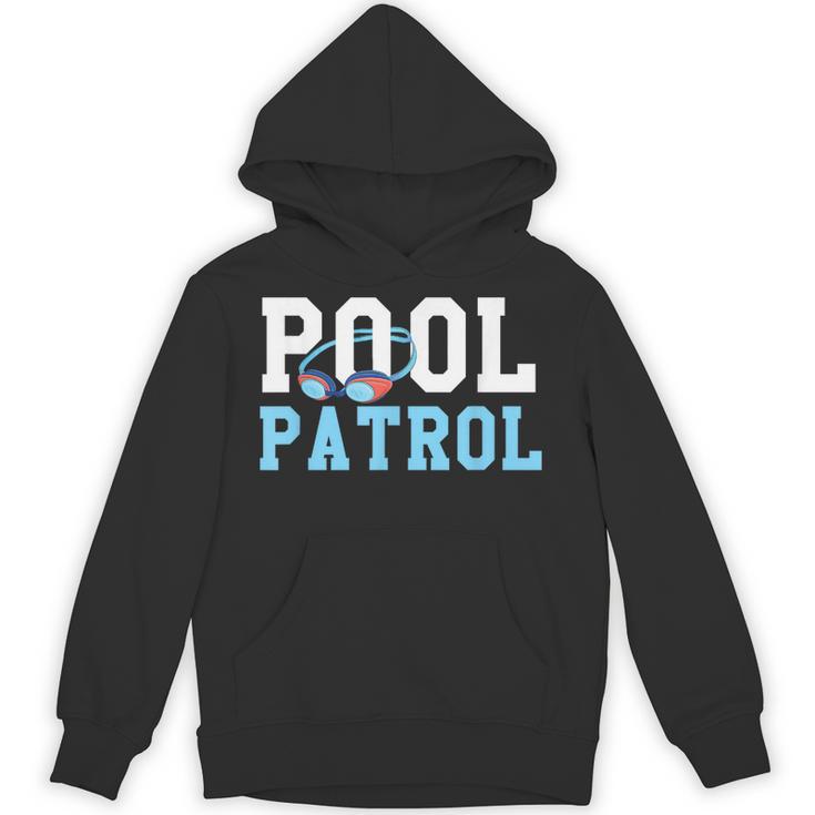 Swimming Swimmer Swim Pool Patrol Coach Dad Unisex Hoodie