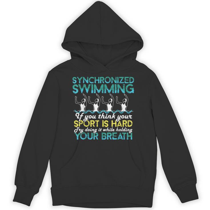 Synchronized Swimming Shirt Synchro Swimmer Artistic Unisex Hoodie