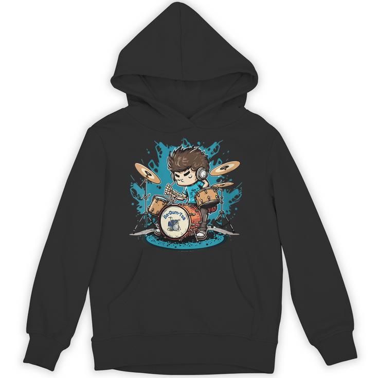 Women's Drum Set Drumming Drummers Drum Kits Music Unisex Hoodie