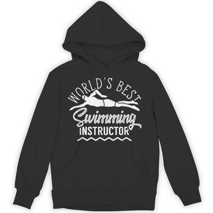 World's Best Swimming Instructor Teacher Coach Swim Men Women Kids Unisex Hoodie