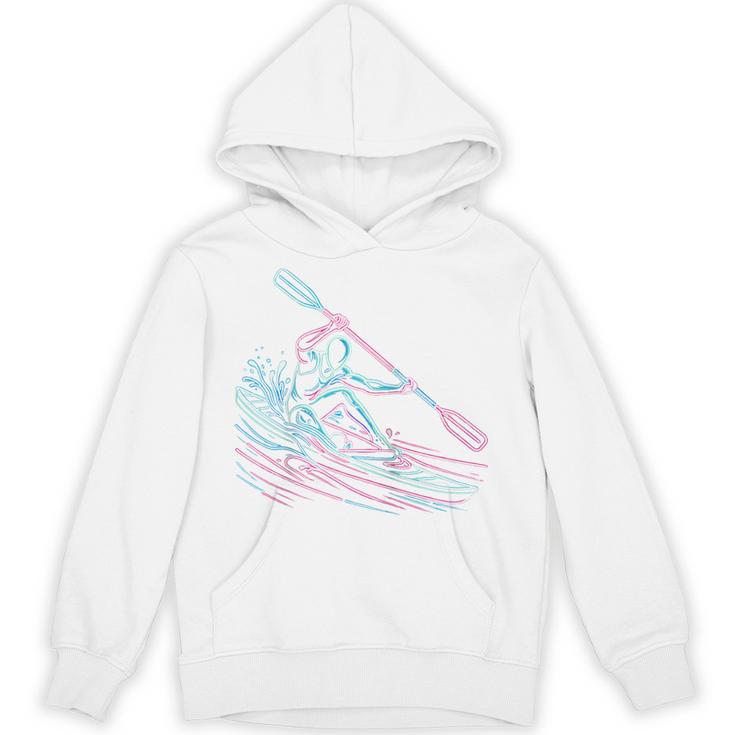 Canoe Canoeing Kayak Paddling Canoeist Raglan Baseball Tee Unisex Hoodie