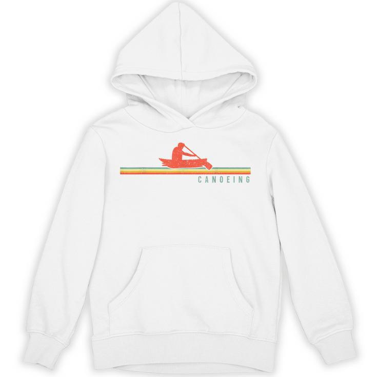 Canoe Canoeing Retro Vintage Canoeing Unisex Hoodie