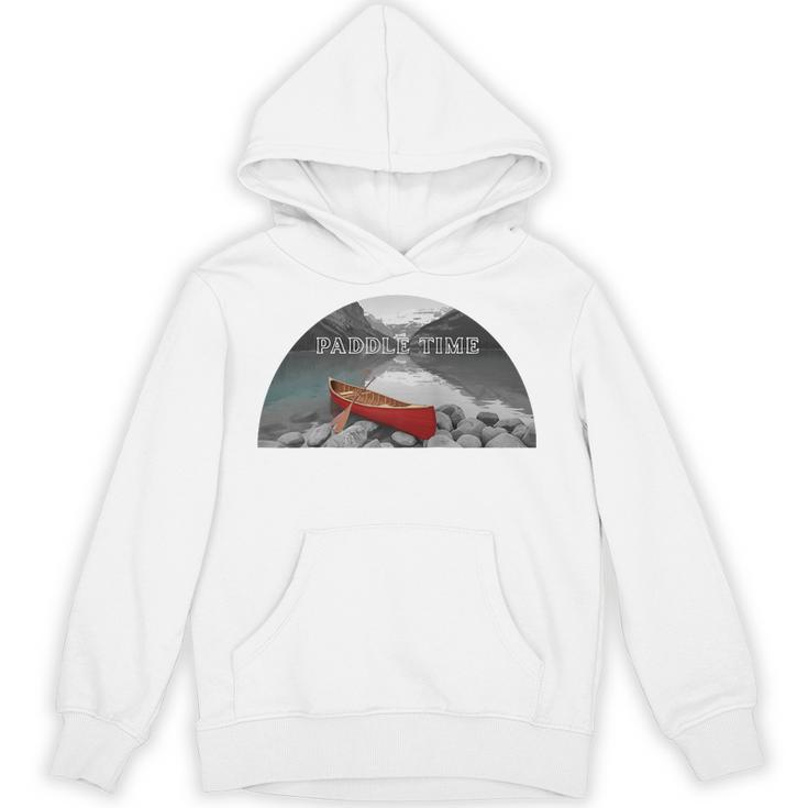 Canoe Lover Time To Paddle Raglan Baseball Tee Unisex Hoodie