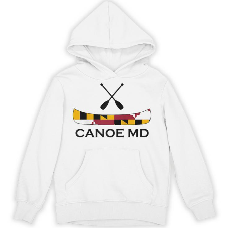 Canoe Maryland Raglan Baseball Tee Unisex Hoodie