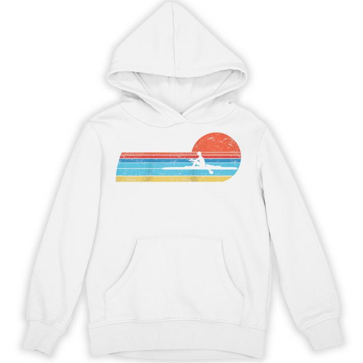 Canoes-Rowing Canoe-Rower Canoeing-Canoeist Vintage Canoes Raglan Baseball Tee Unisex Hoodie